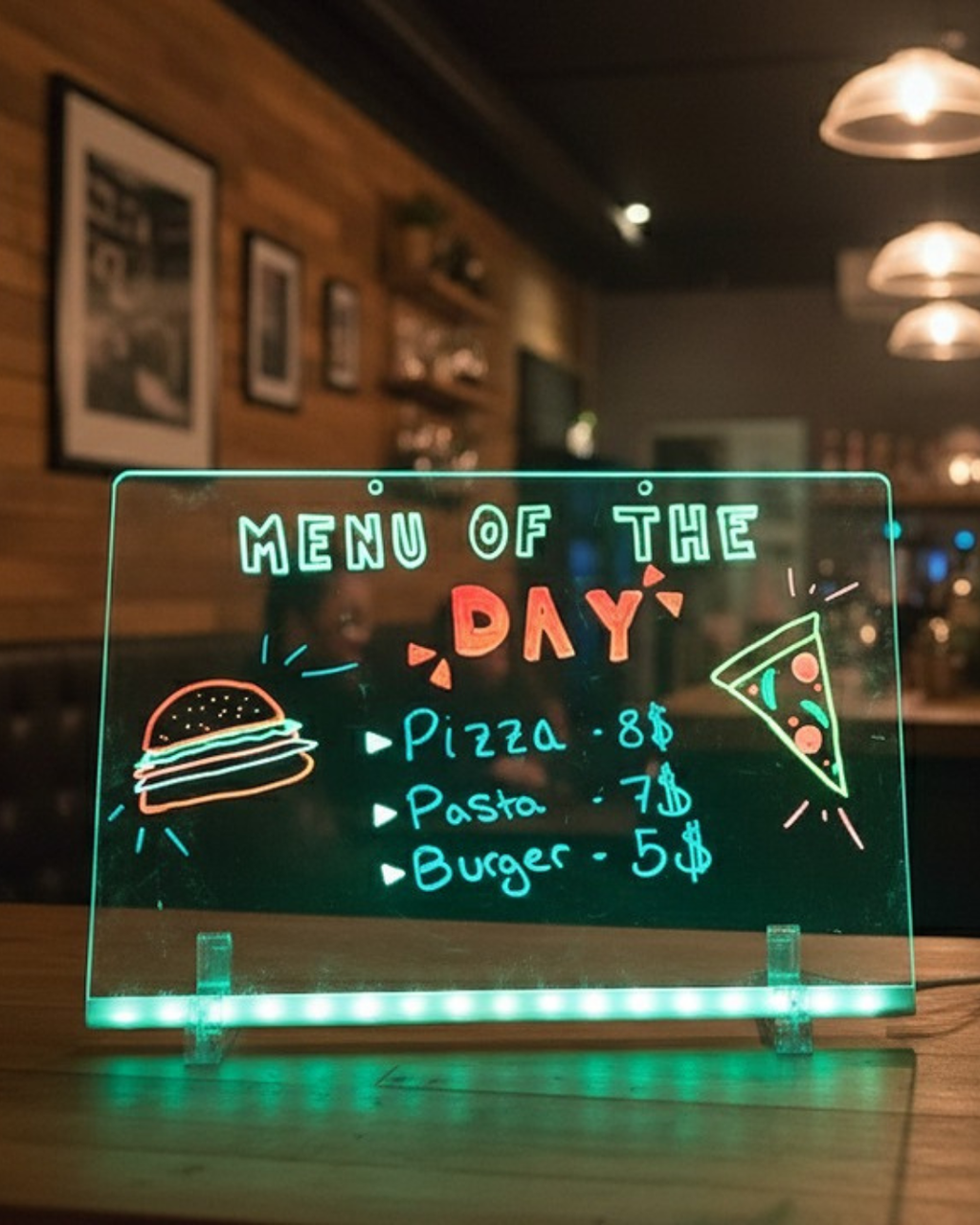 DIY LED acrylic neon board (20cm x30cm)