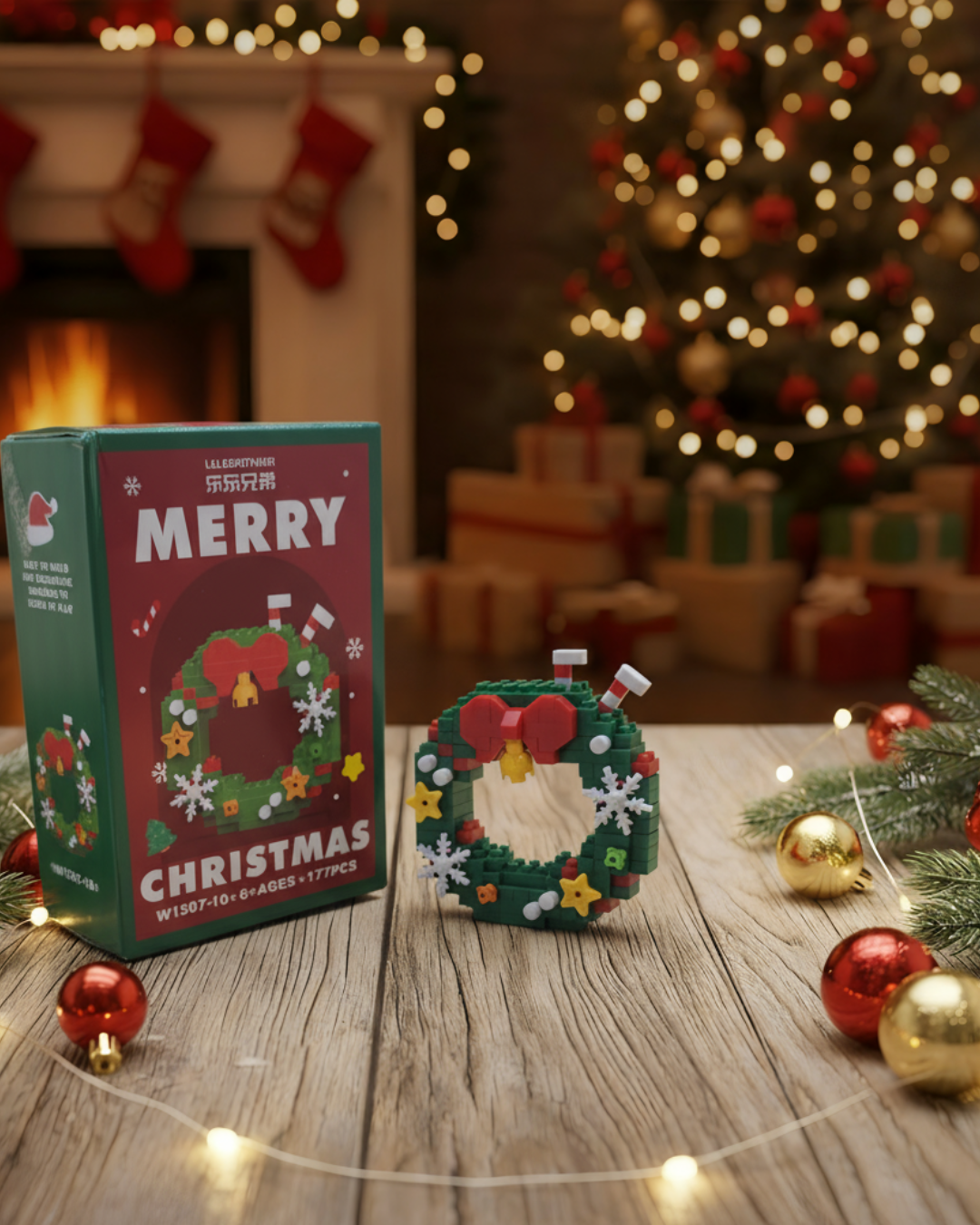 3D Christmas Building Block 12 Pcs Set -Sold Out Pre Order Now