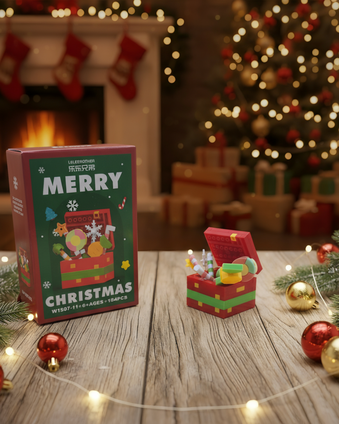 3D Christmas Building Block 12 Pcs Set -Sold Out Pre Order Now