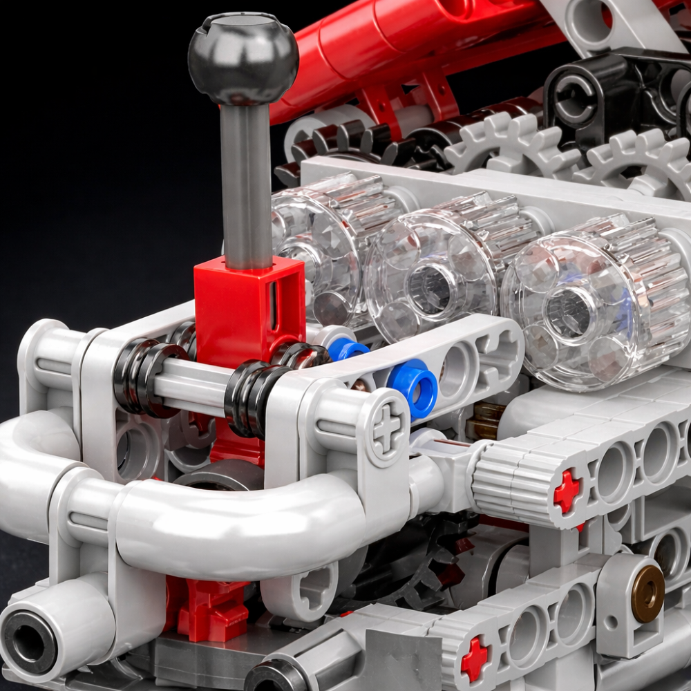Motorized V12 Engine Model Kit - 863 Pcs