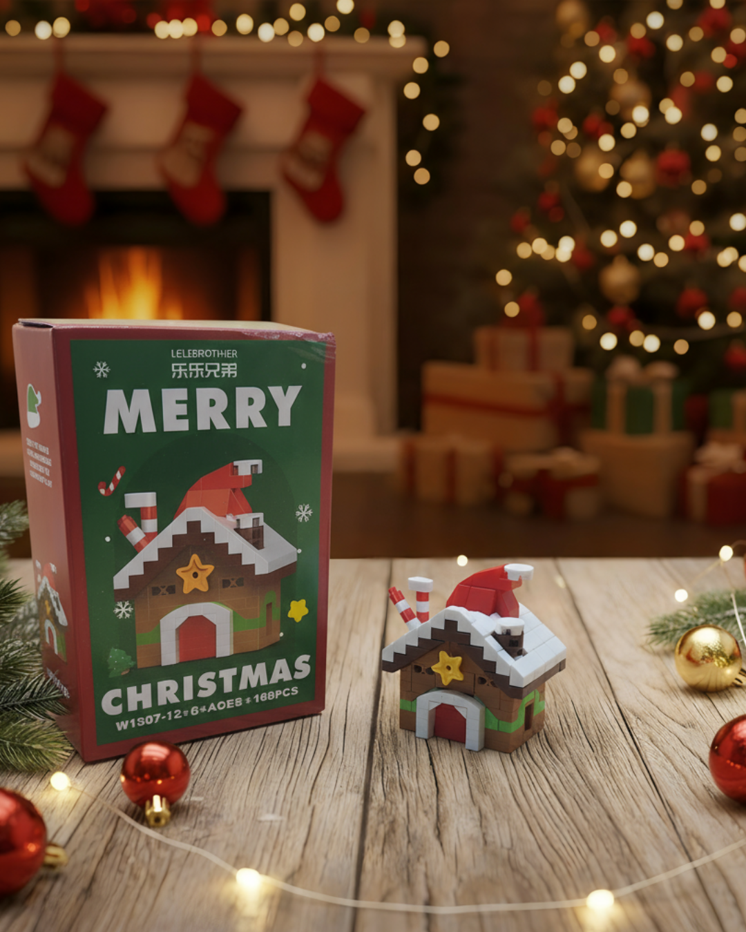 3D Christmas Building Block 12 Pcs Set -Sold Out Pre Order Now