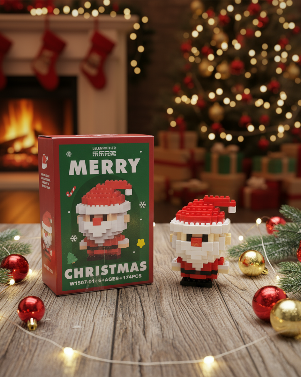 3D Christmas Building Block 12 Pcs Set -Sold Out Pre Order Now