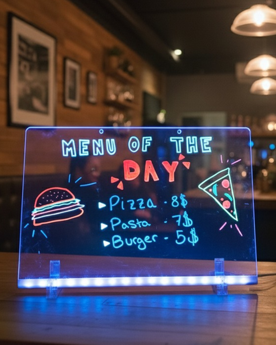 DIY LED acrylic neon board (20cm x30cm)