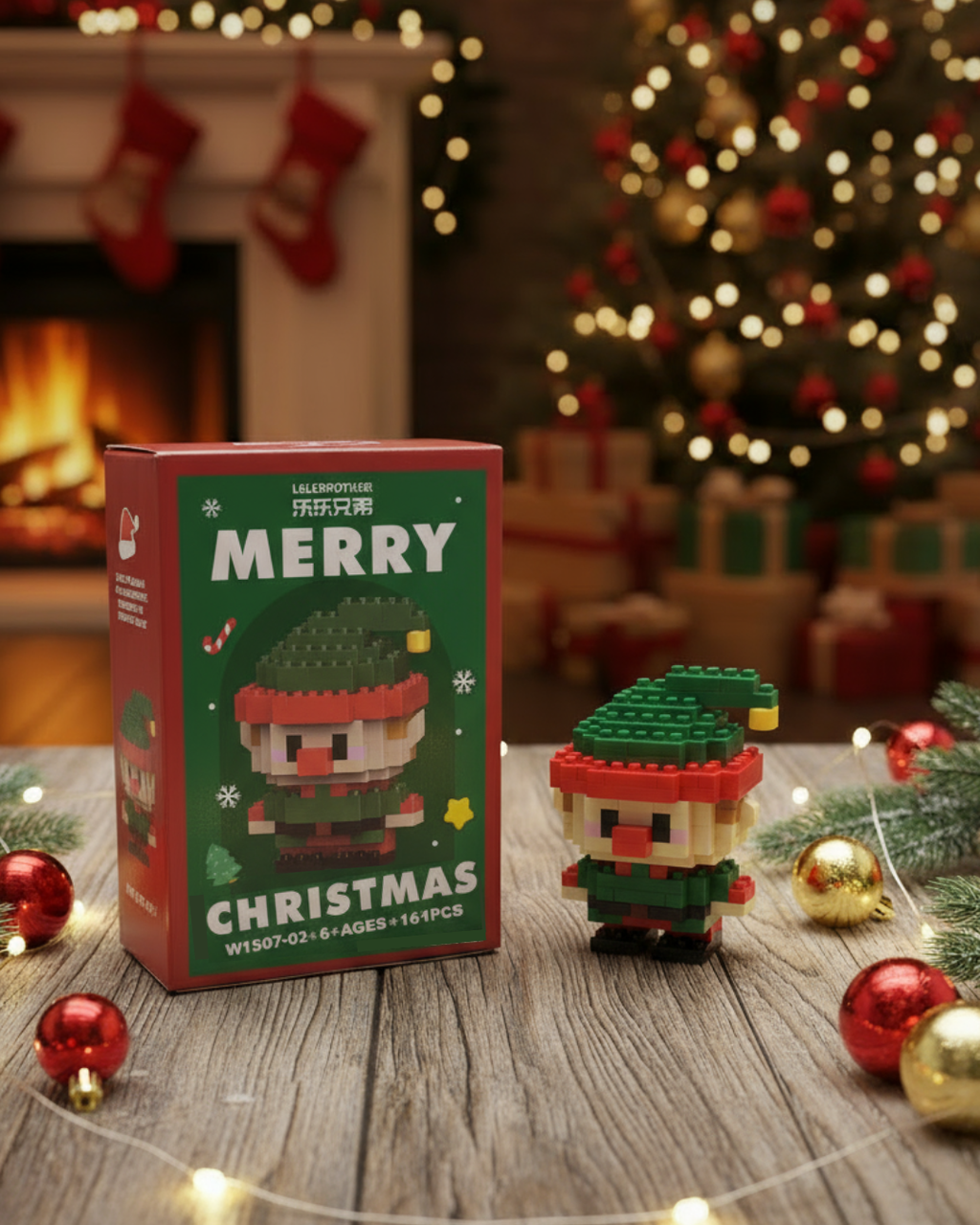 3D Christmas Building Block 12 Pcs Set -Sold Out Pre Order Now