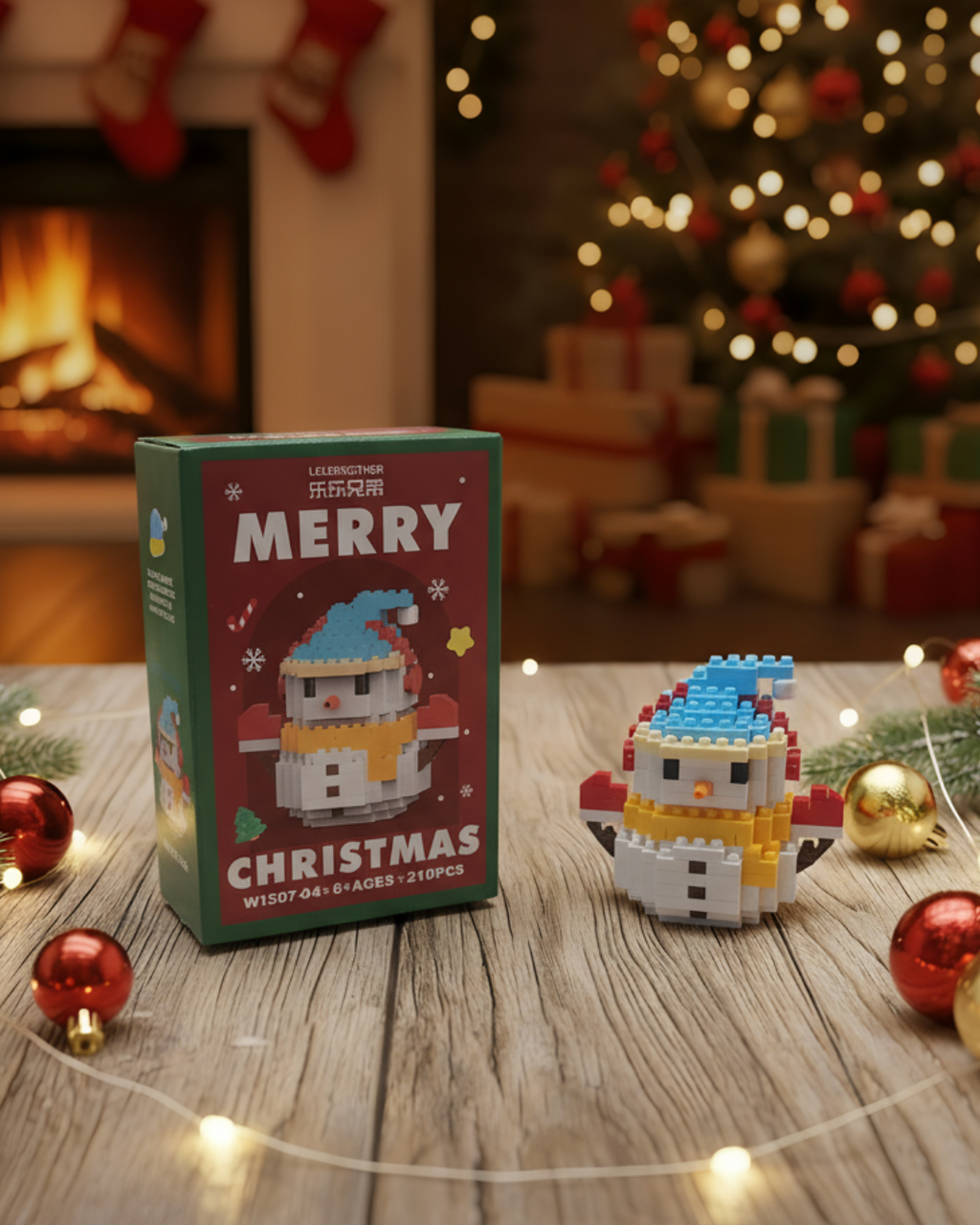 3D Christmas Building Block 12 Pcs Set -Sold Out Pre Order Now