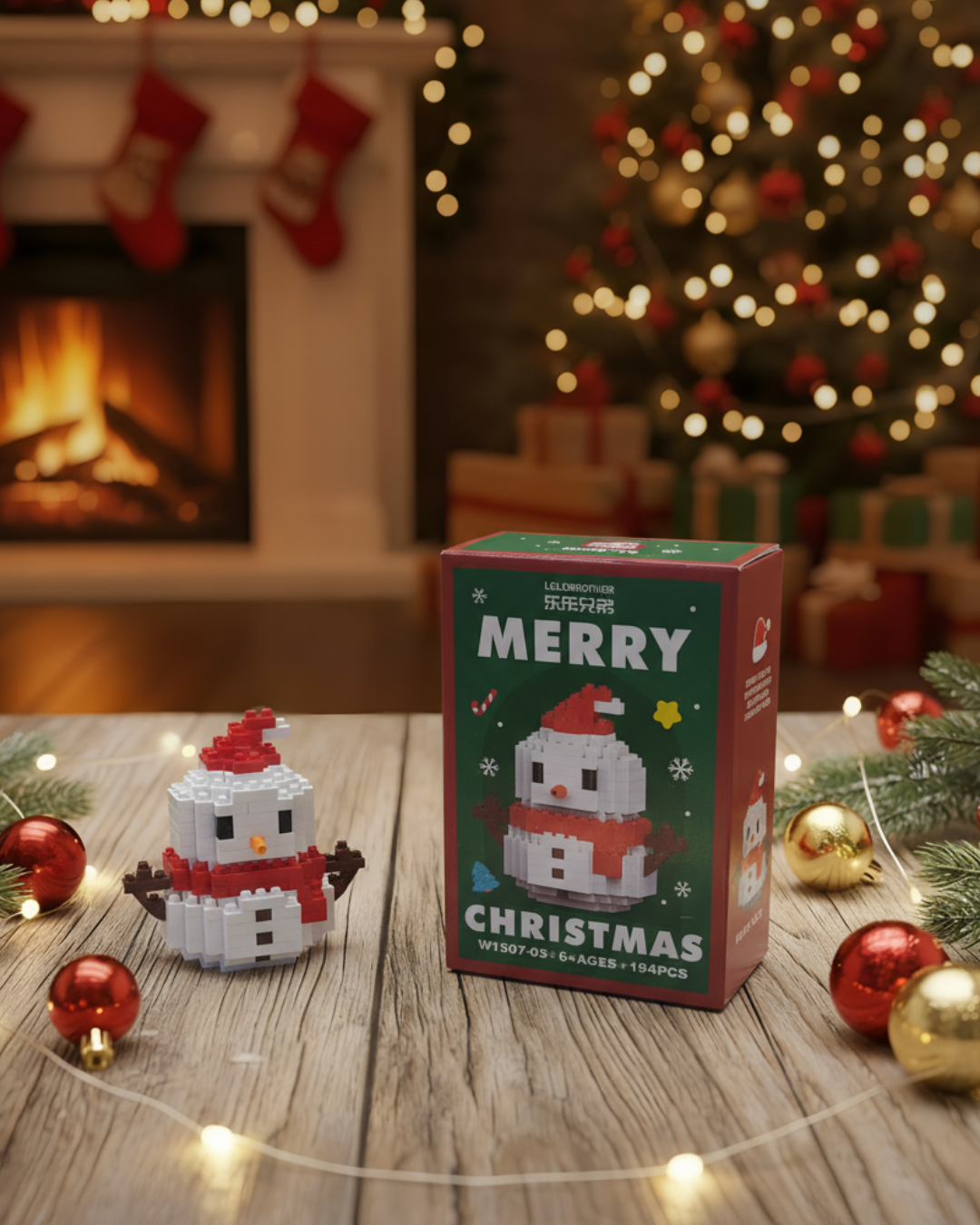 3D Christmas Building Block 12 Pcs Set -Sold Out Pre Order Now