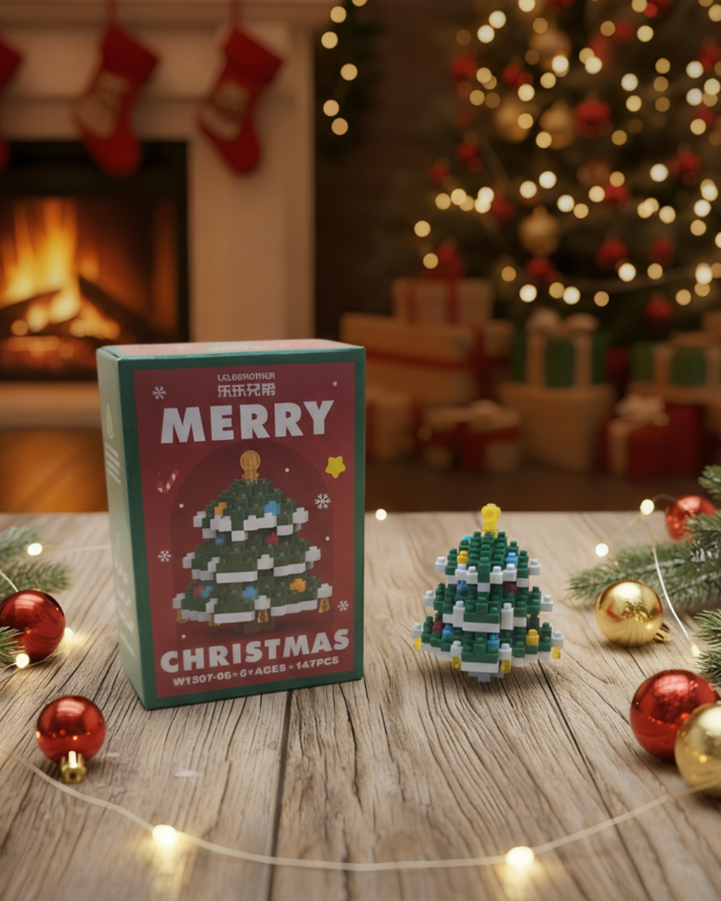 3D Christmas Building Block 12 Pcs Set -Sold Out Pre Order Now