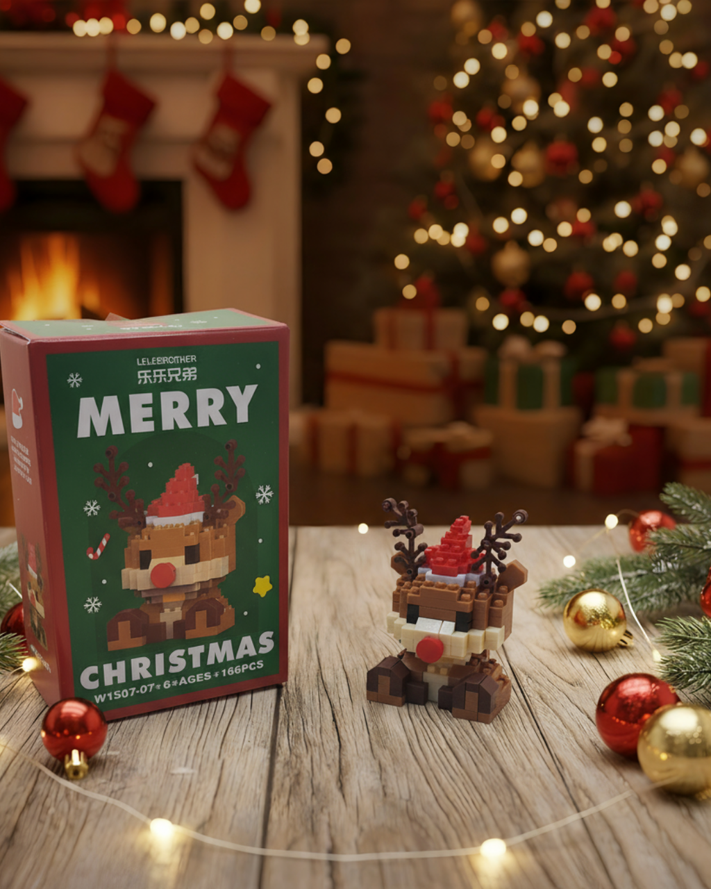 3D Christmas Building Block 12 Pcs Set -Sold Out Pre Order Now