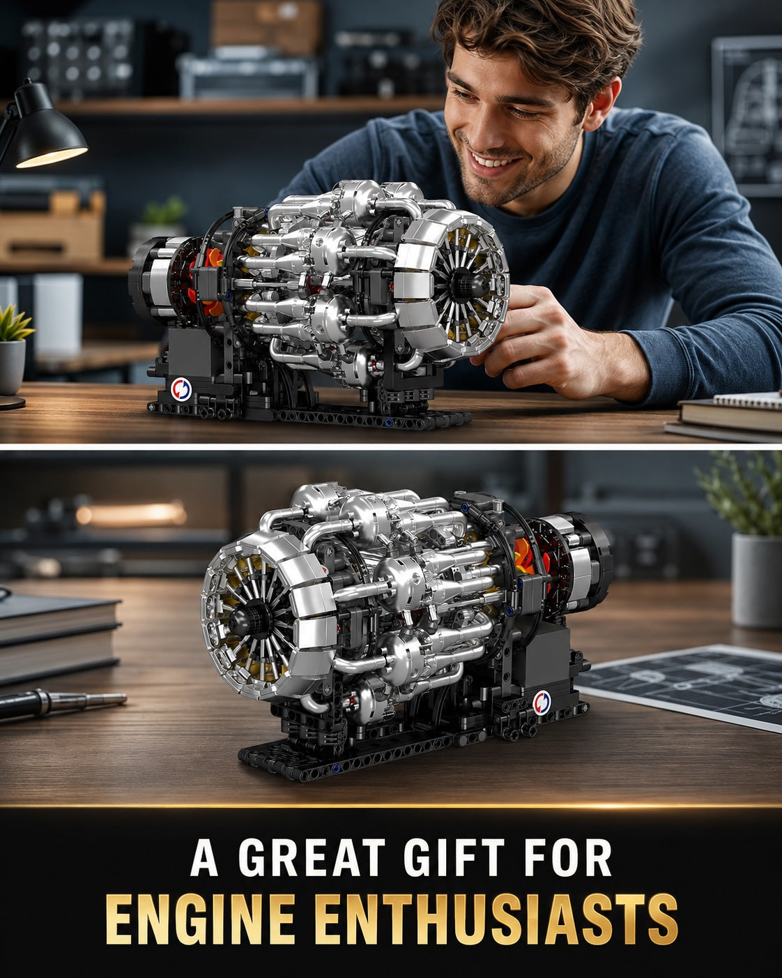 Turbojet Aircraft Engine Building Kit