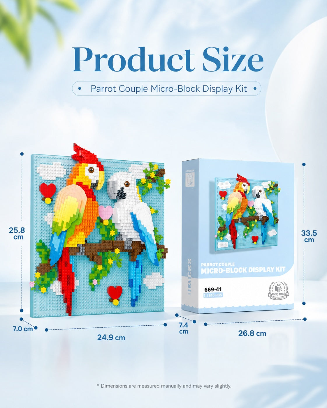 Parrot 3D Wall Building Set