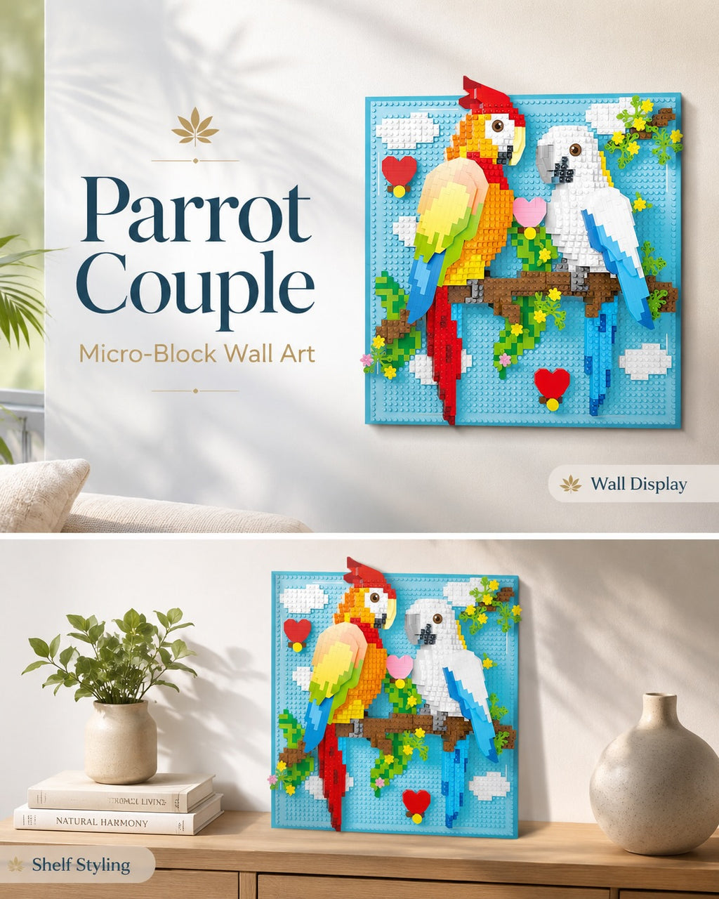 Parrot 3D Wall Building Set