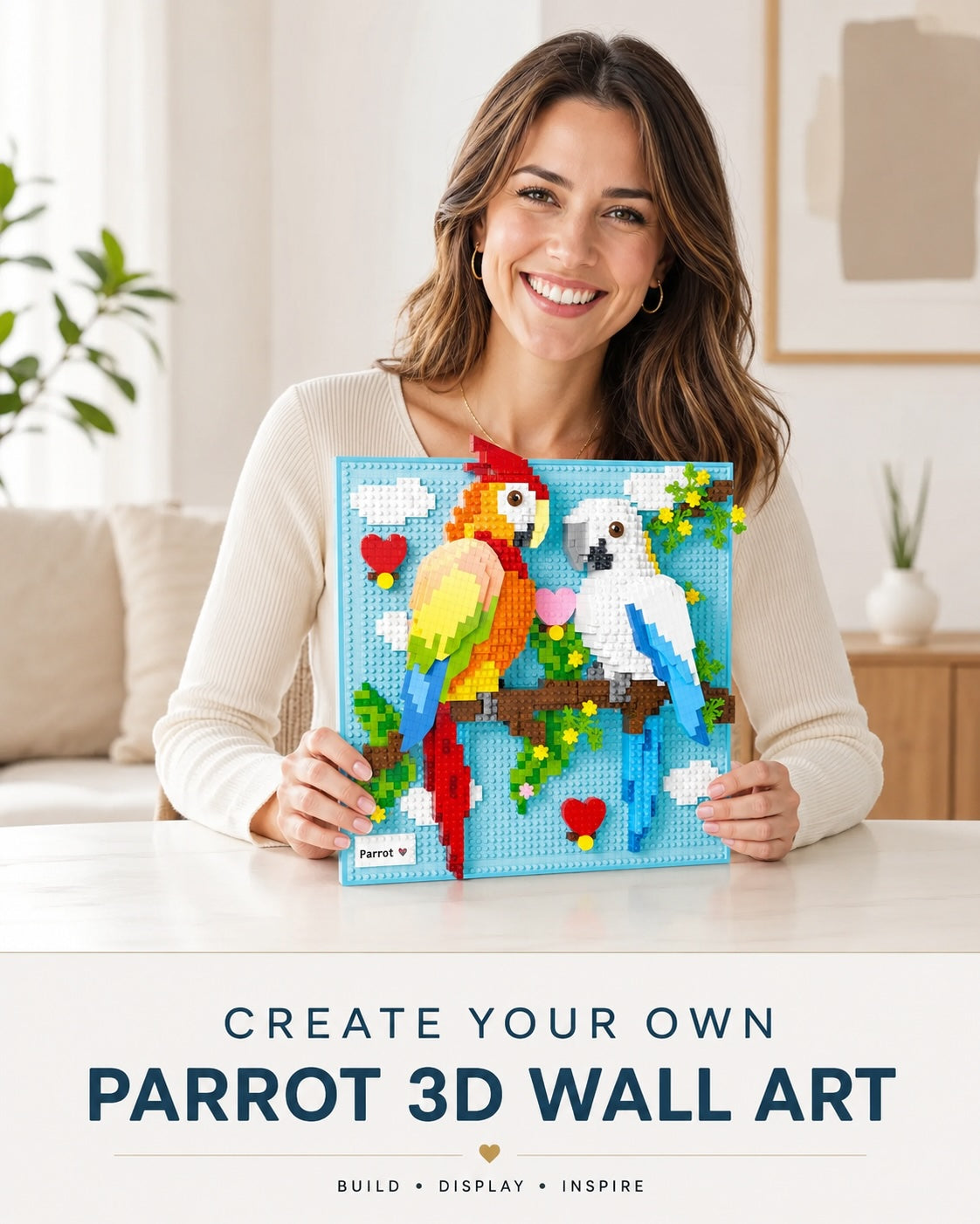 Parrot 3D Wall Building Set