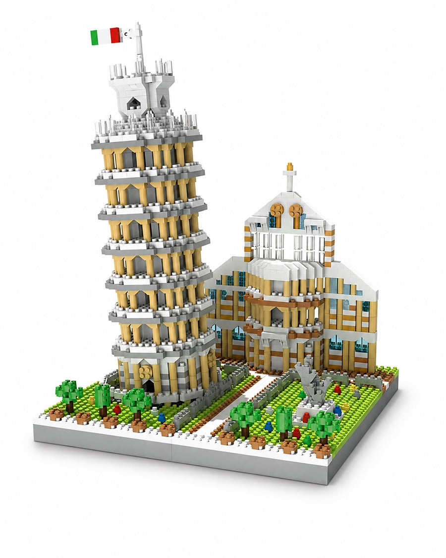 Leaning Tower of Pisa Building Set – 1,640 Pieces