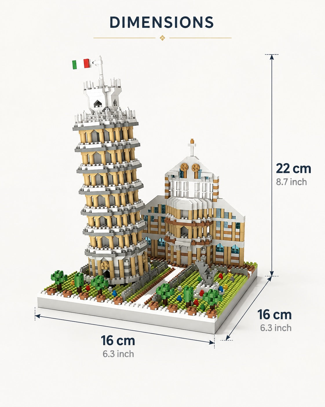 Leaning Tower of Pisa Building Set