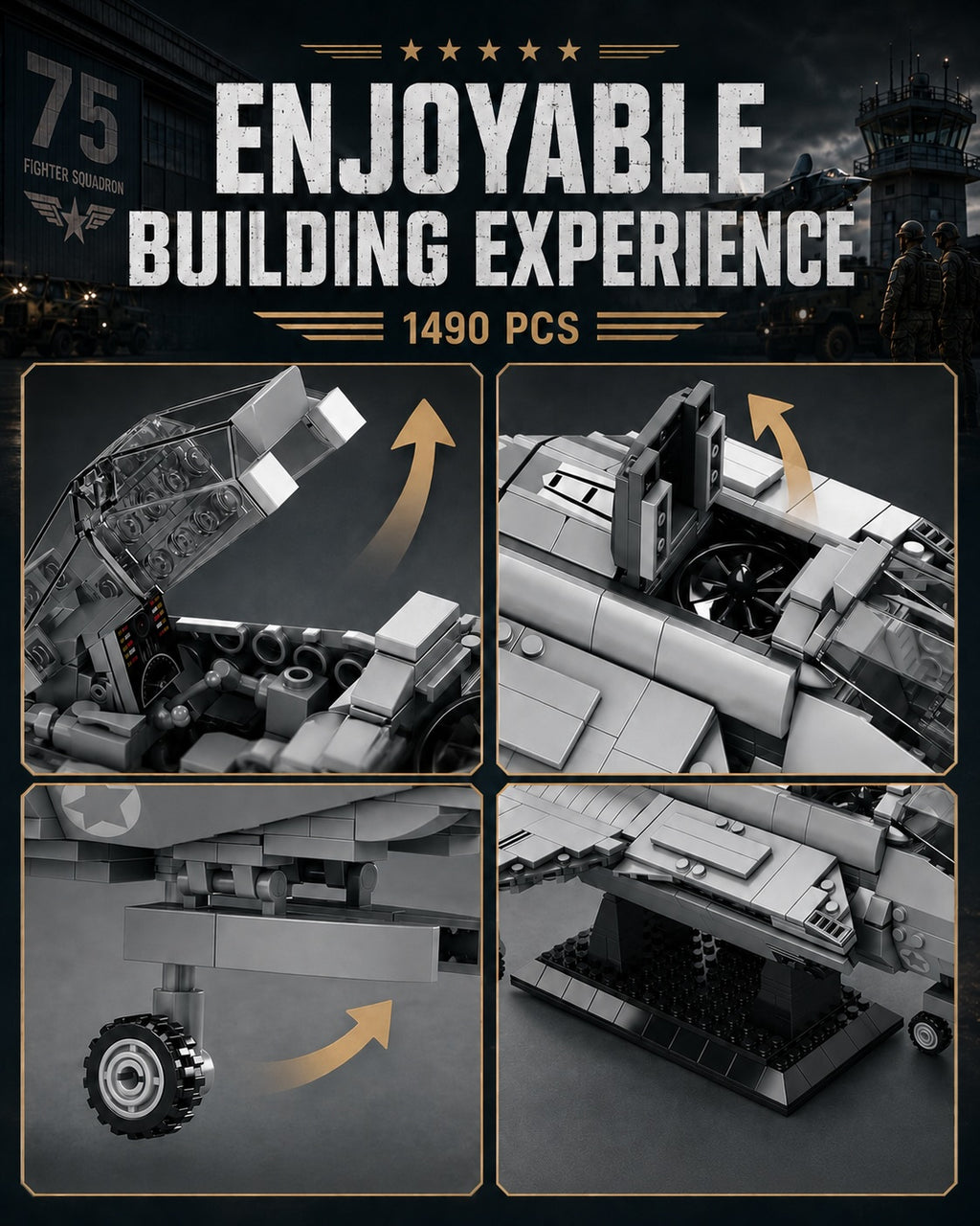 F-35 Fighter Jet Building Set