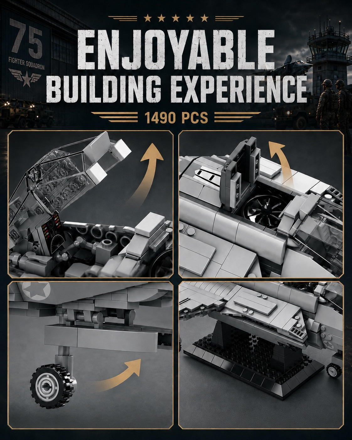 F-35 Fighter Jet Building Set