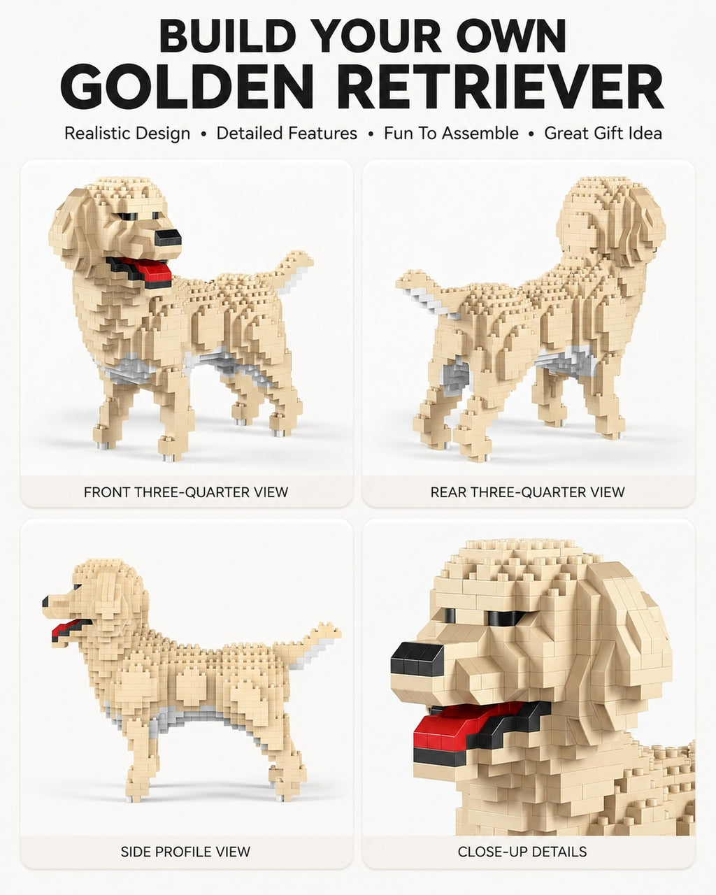 Golden Retriever Building Set