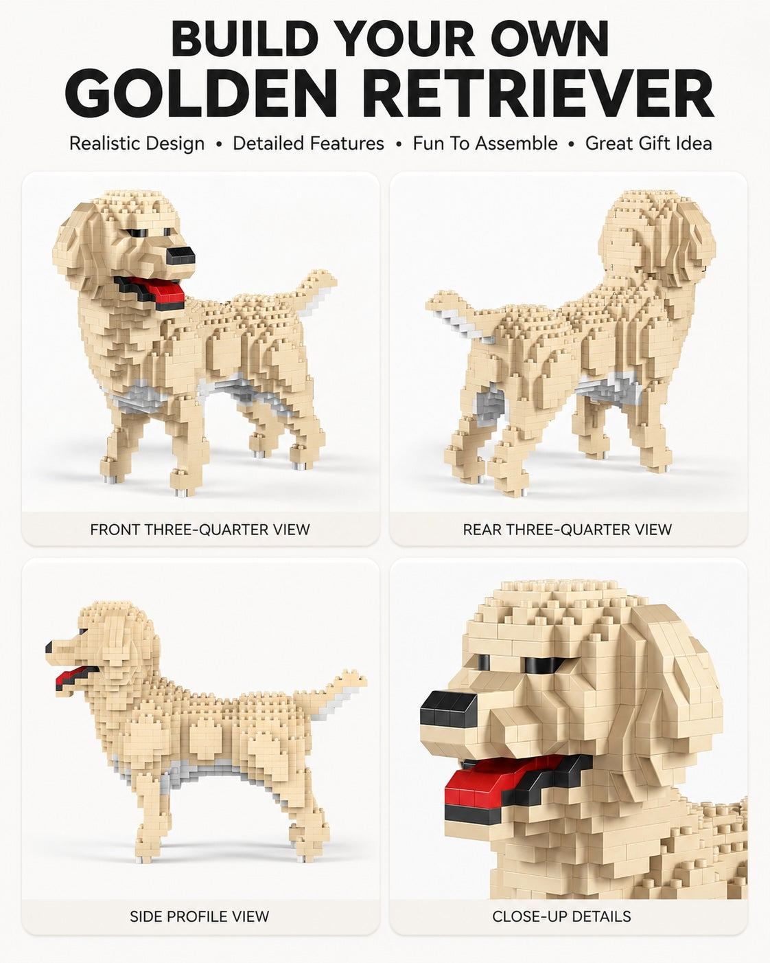 Golden Retriever Building Set