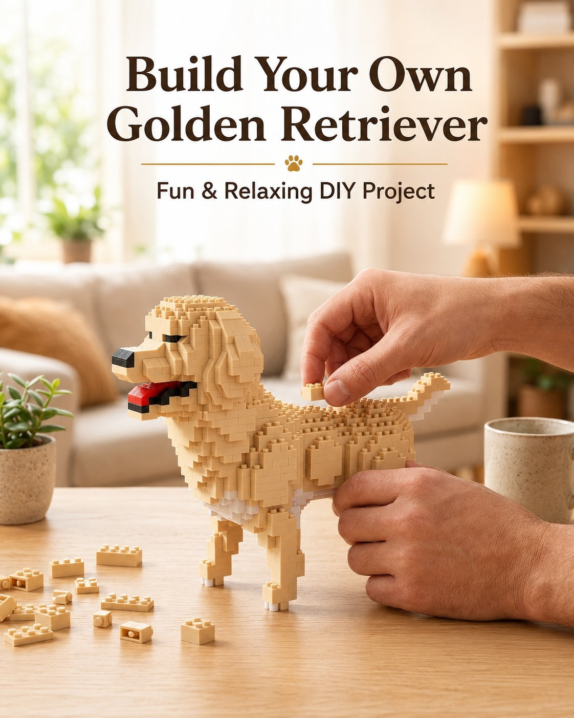 Golden Retriever Building Set