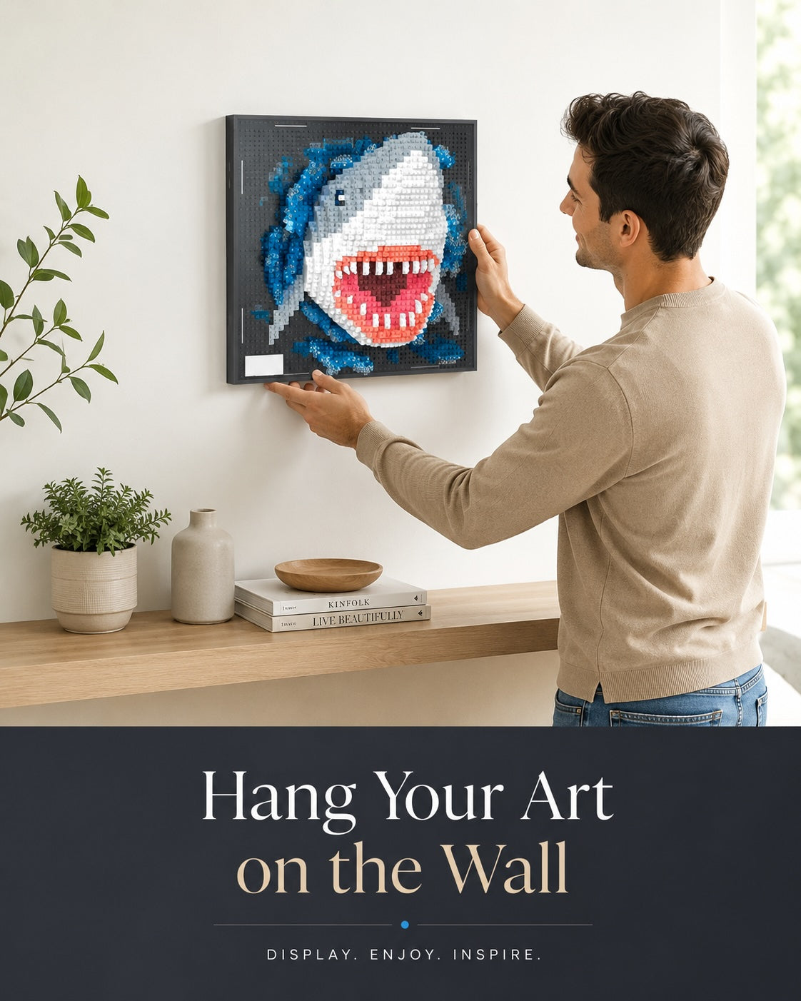 Shark 3D Wall Building Set