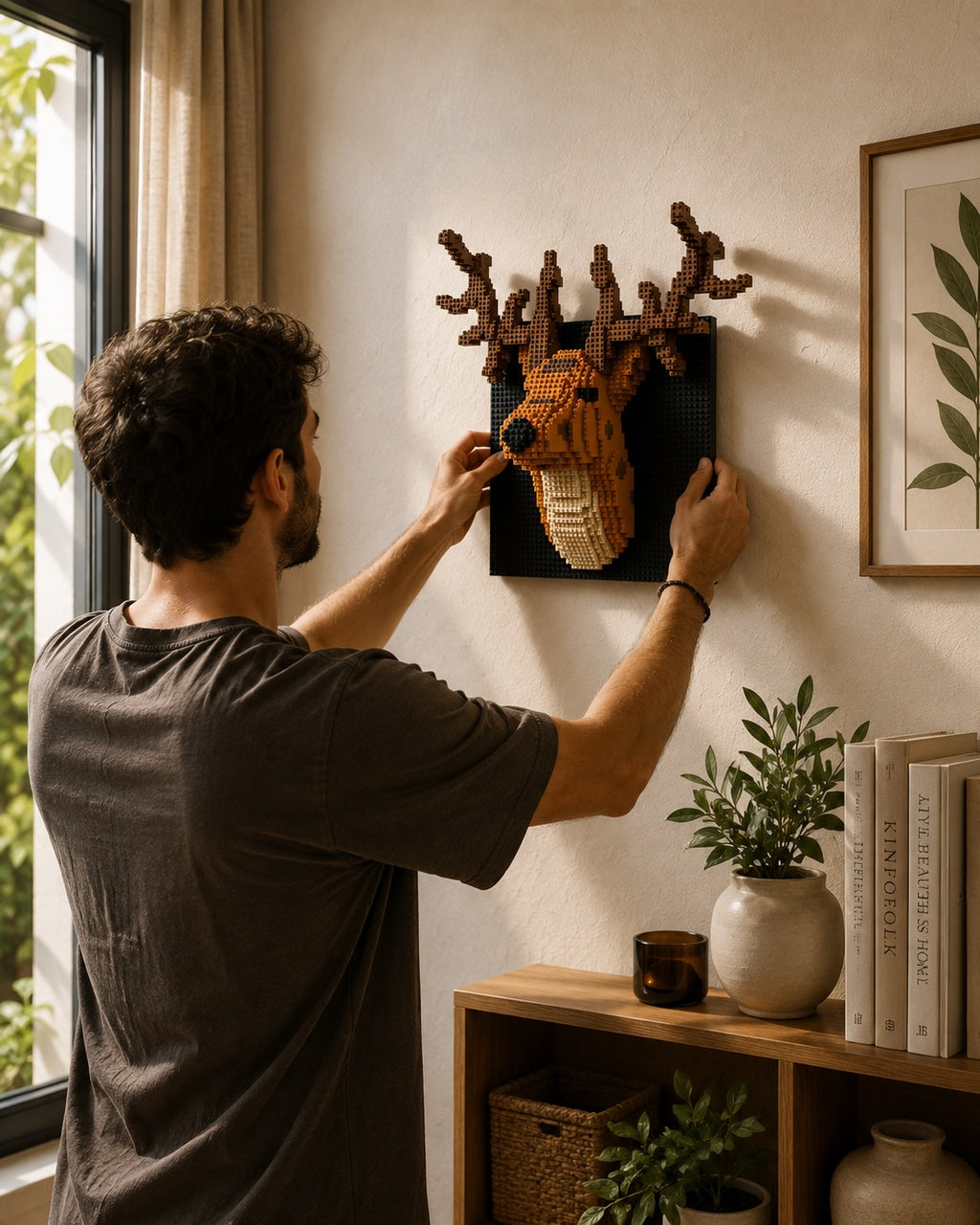 Wild Deer 3D Wall Building Set