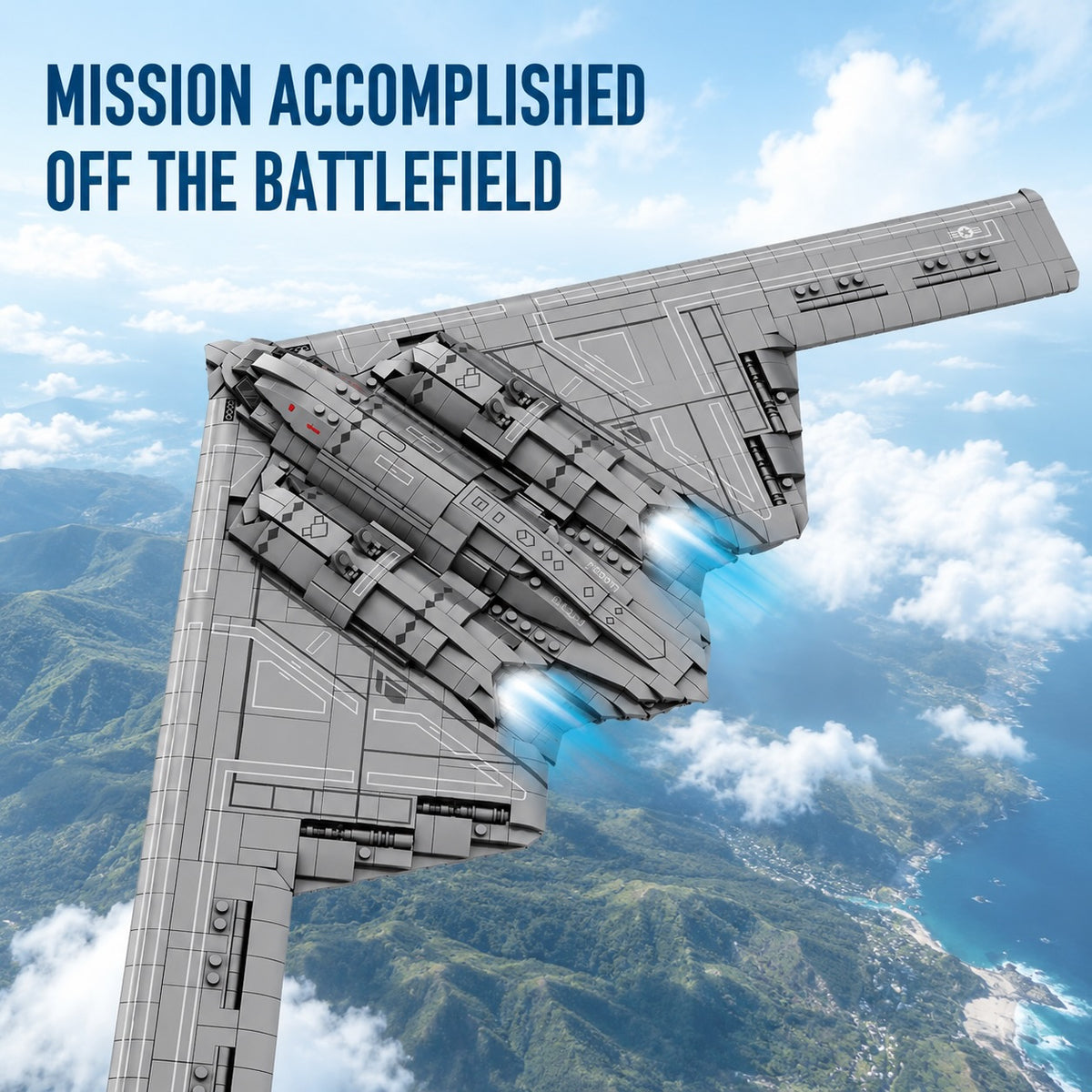 B-2 Spirit Bomber Building Set