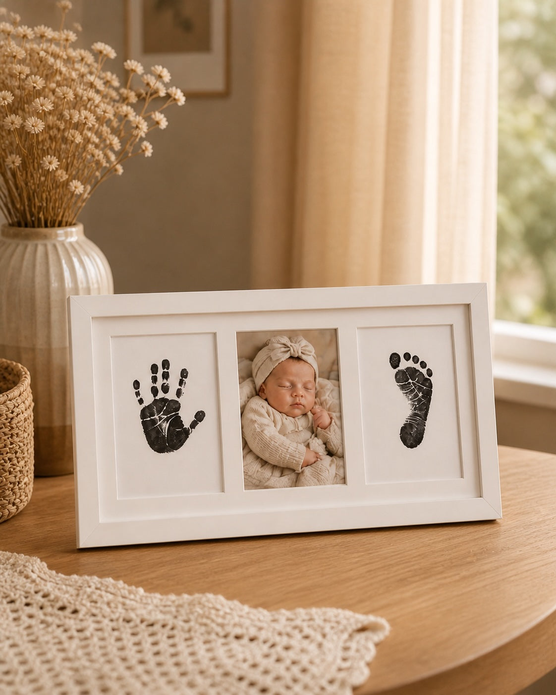 Baby DIY Hand and Foot print Frame