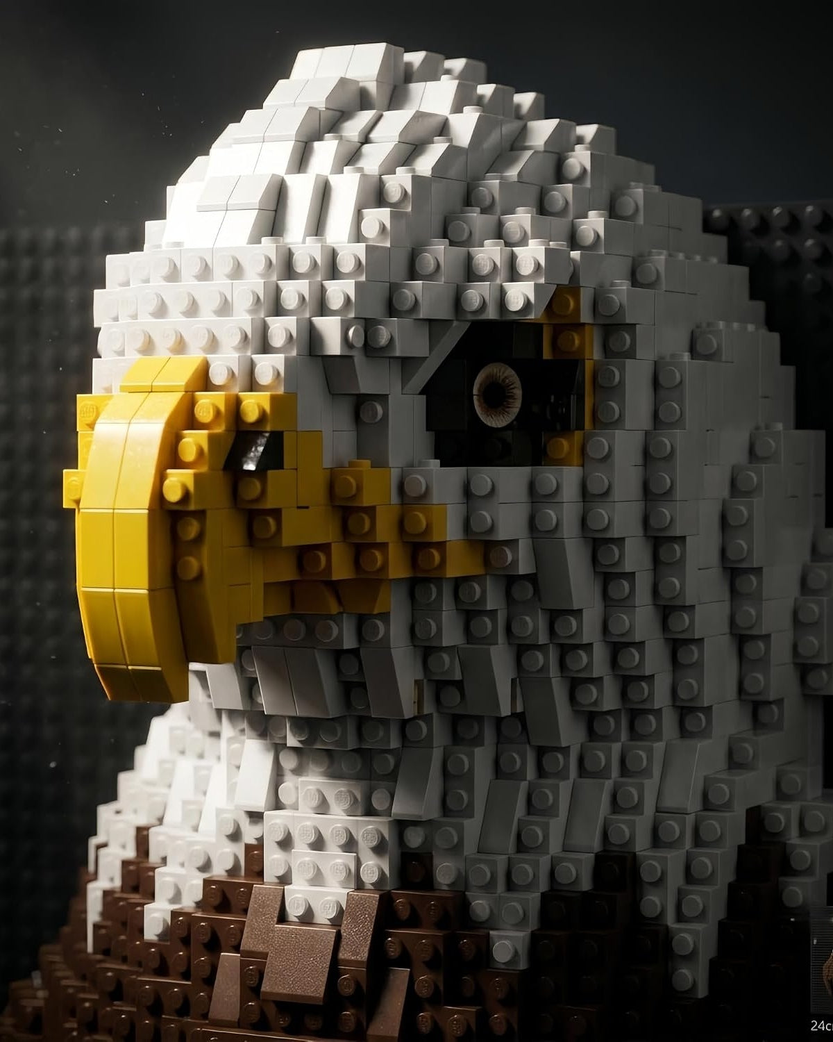 Bald Eagle 3D Wall Building Set