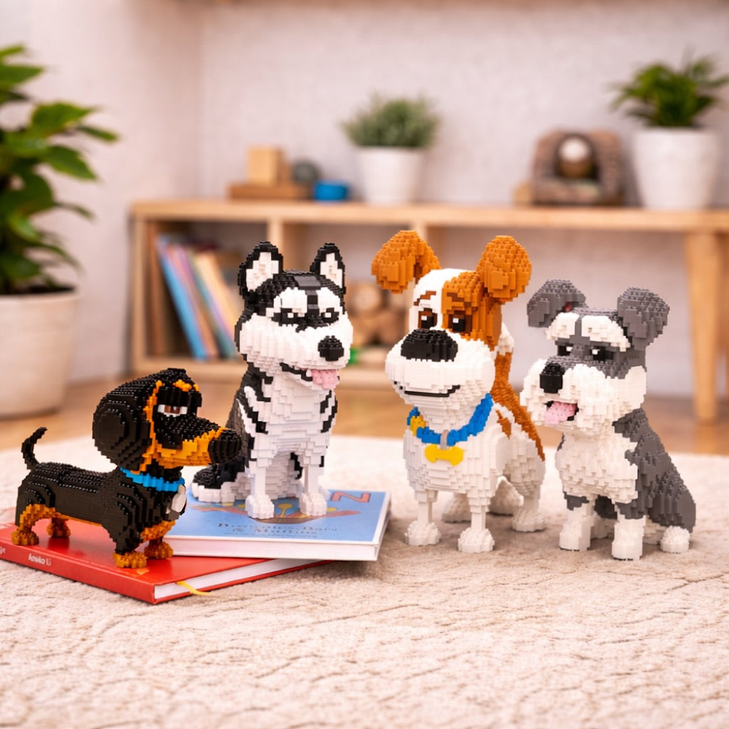 Dog Nano Building Sets – Multiple Breeds